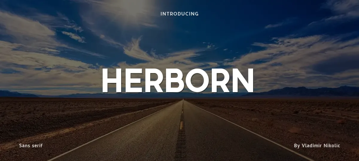 Herborn font preview