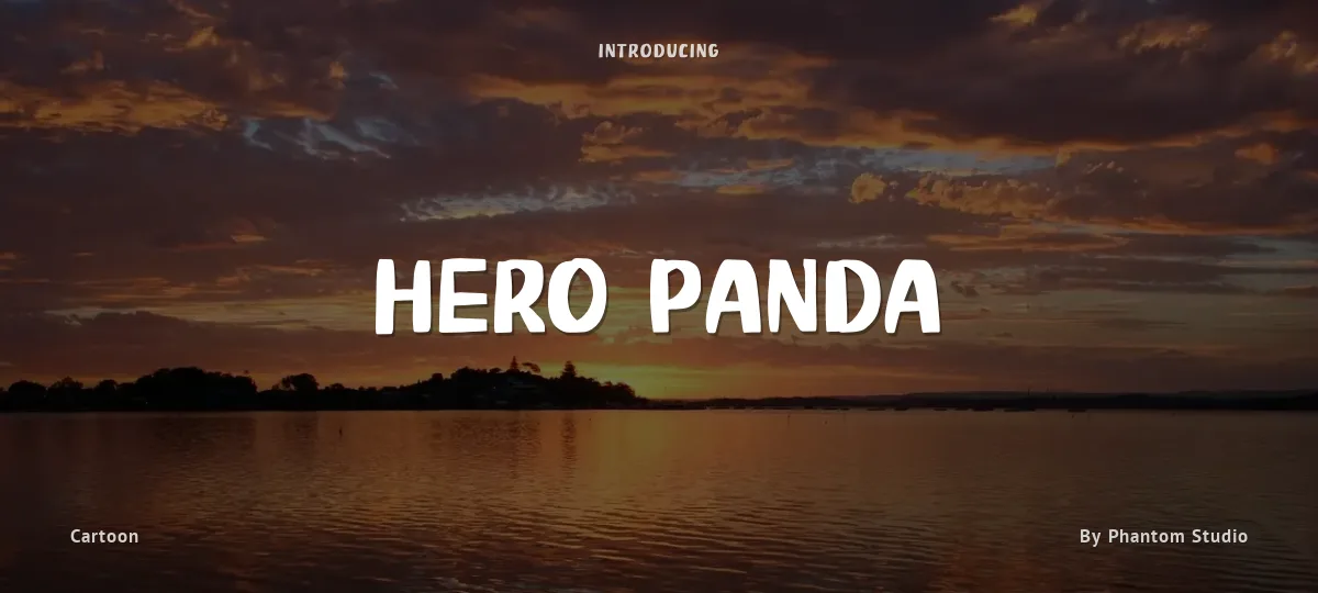 Hero Panda font preview