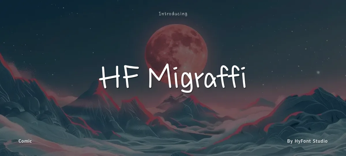 HF Migraffi font preview