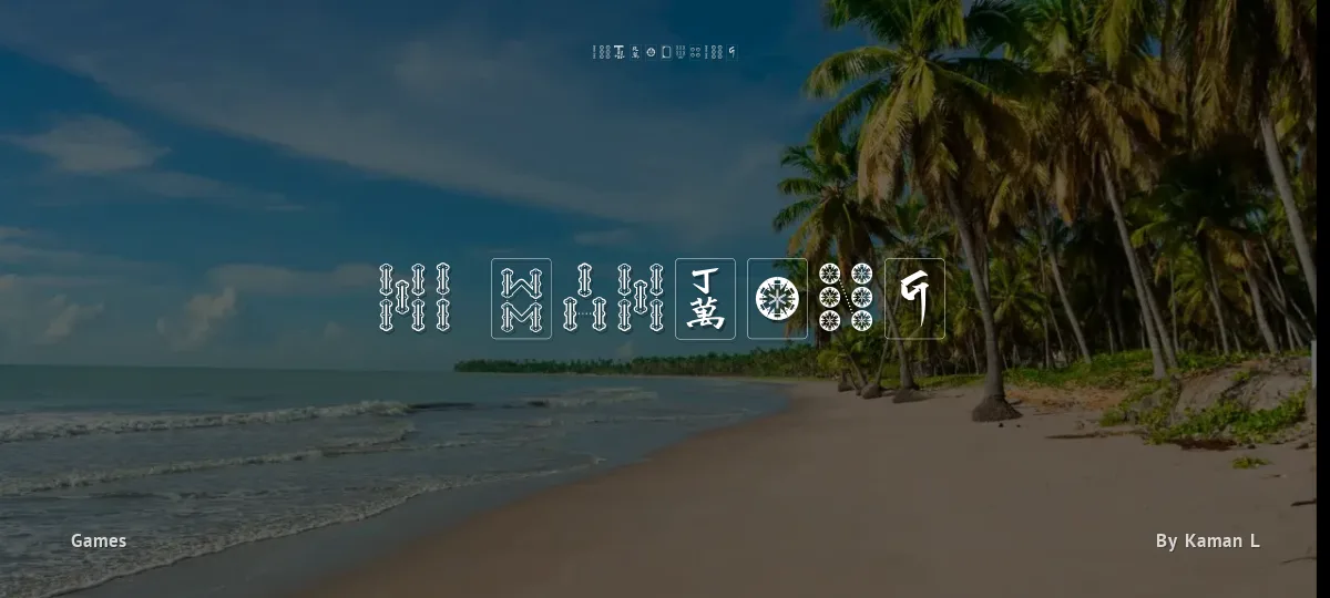 Hi Mahjong font preview