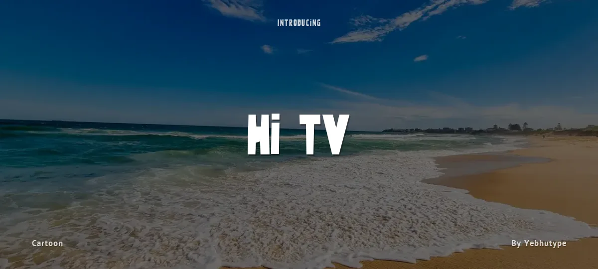 Hi TV font preview