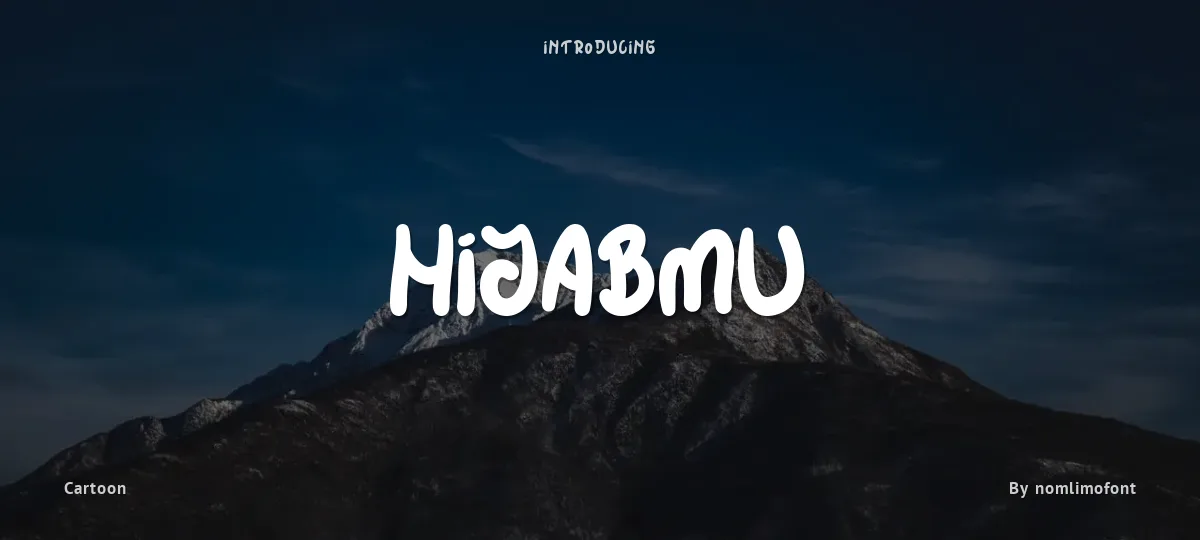 Hijabmu font preview