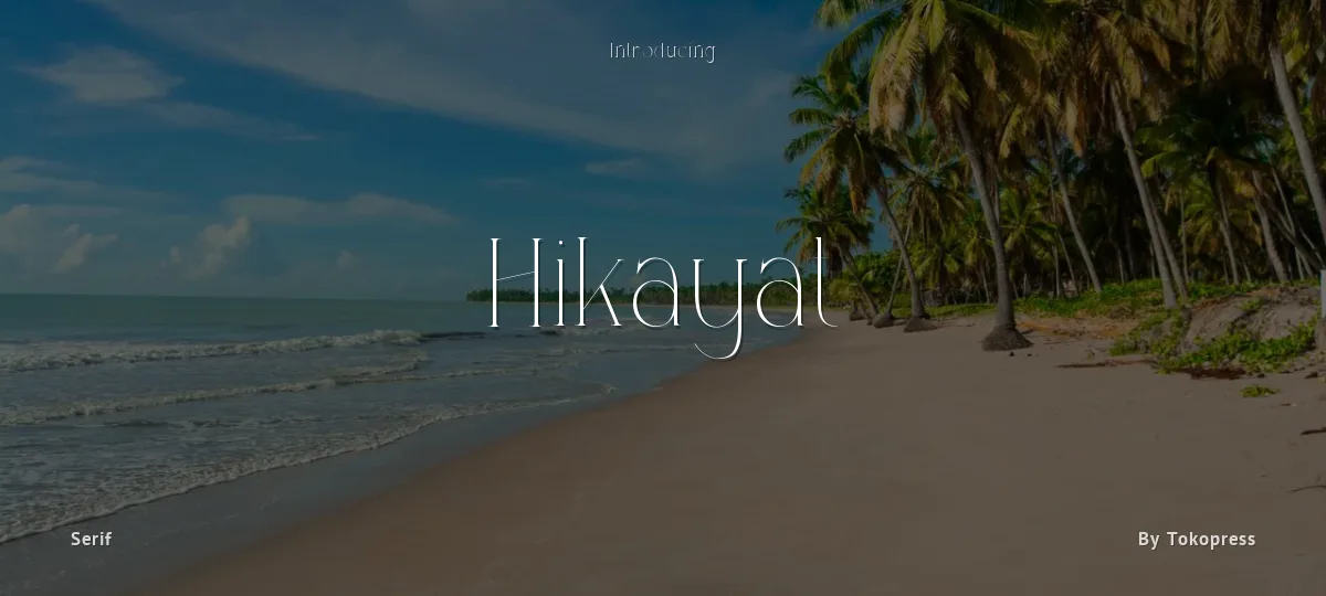 Hikayat font preview