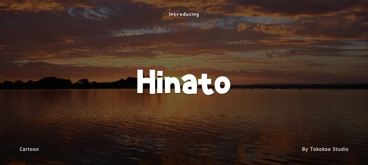 Hinato font preview