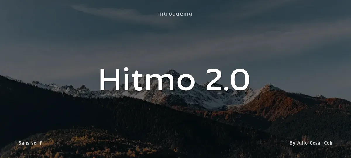 Hitmo 2.0 font preview