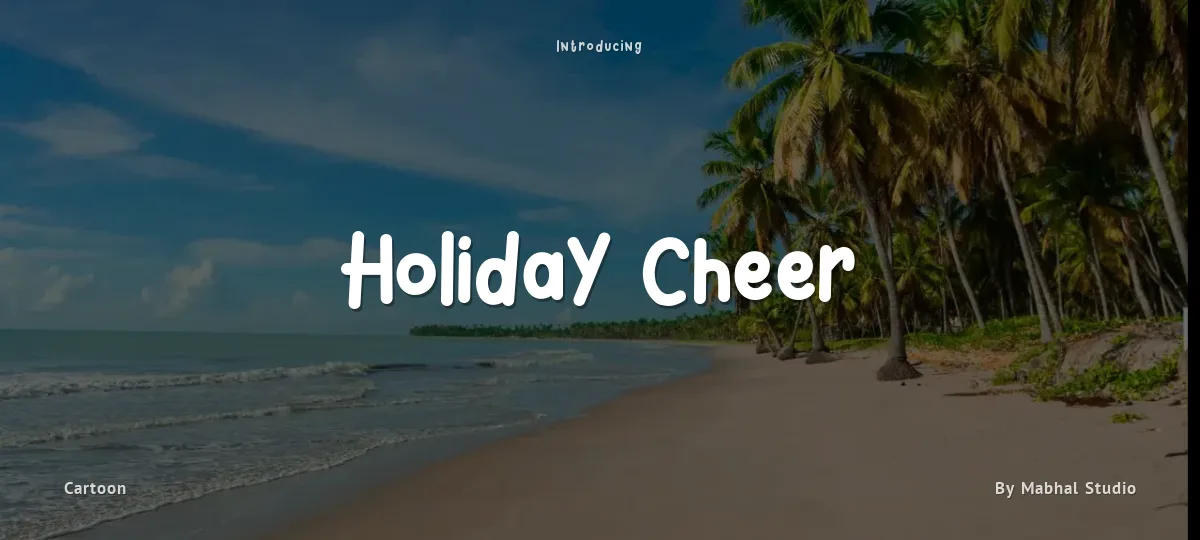 Holiday Cheer font preview