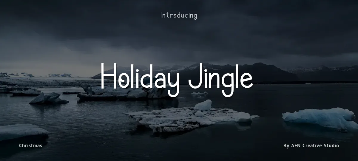 Holiday Jingle font preview