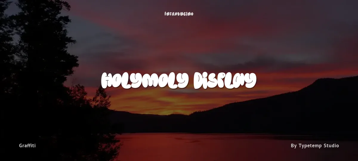 Holymoly Display font preview