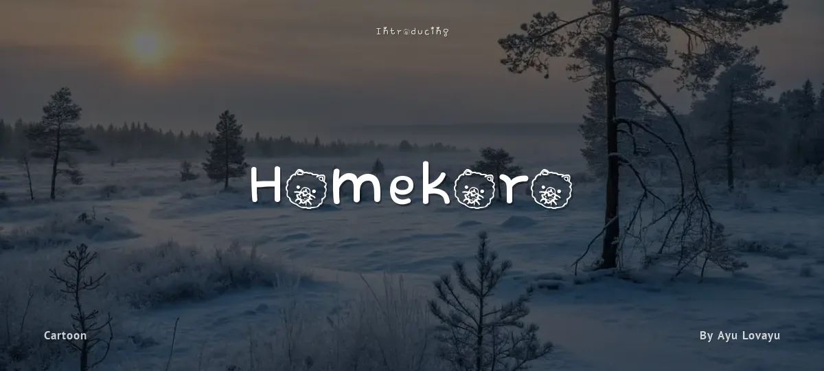 Homekoro font preview
