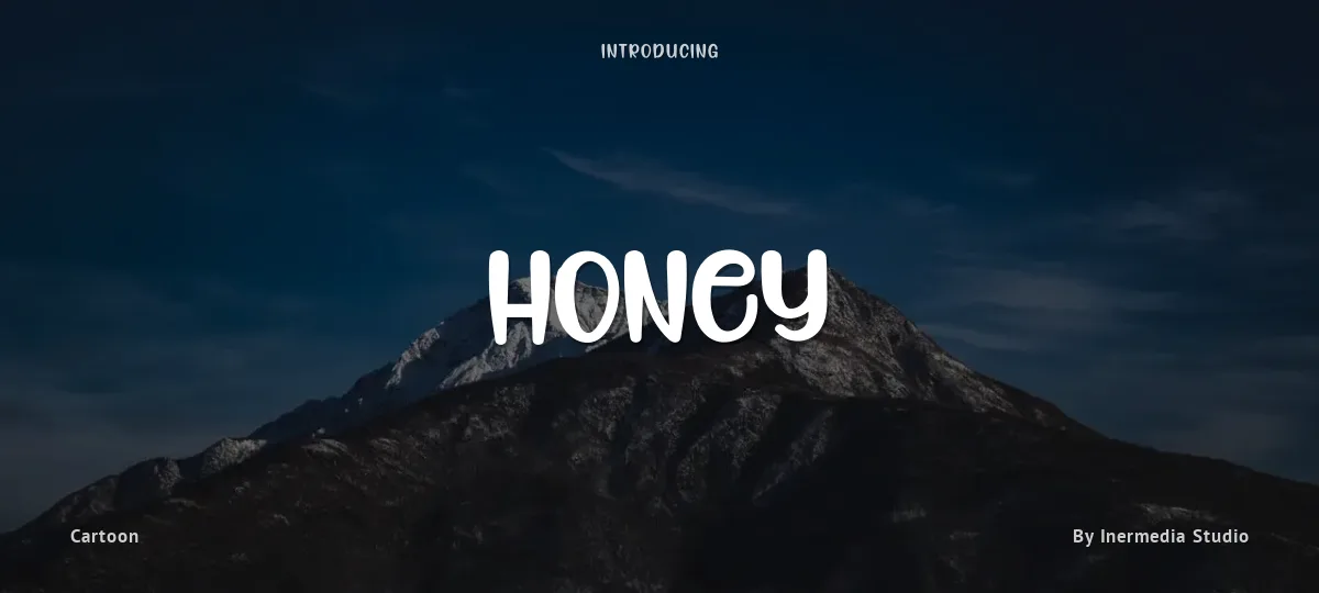 Honey font preview