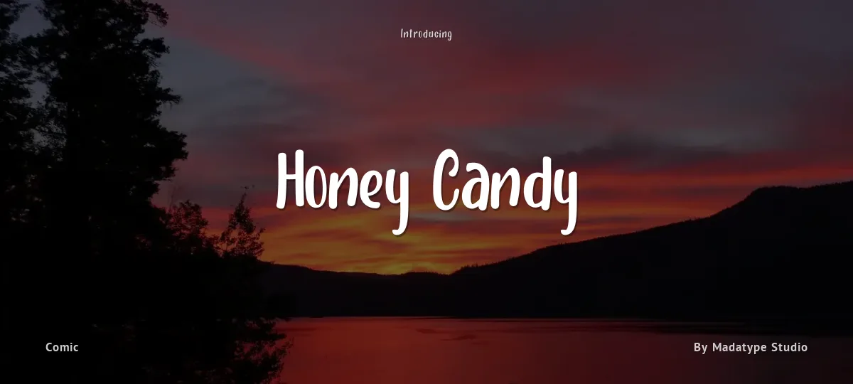 Honey Candy font preview