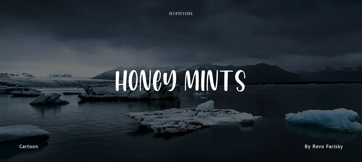 Honey Mints font preview