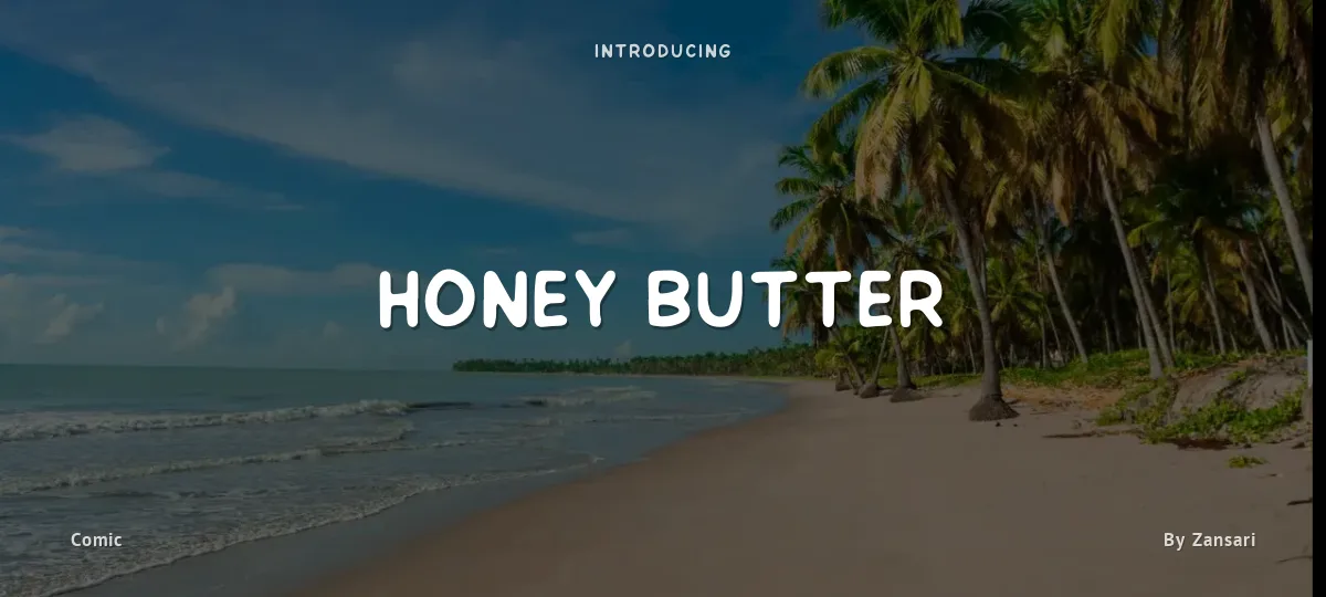 Honey Butter font preview