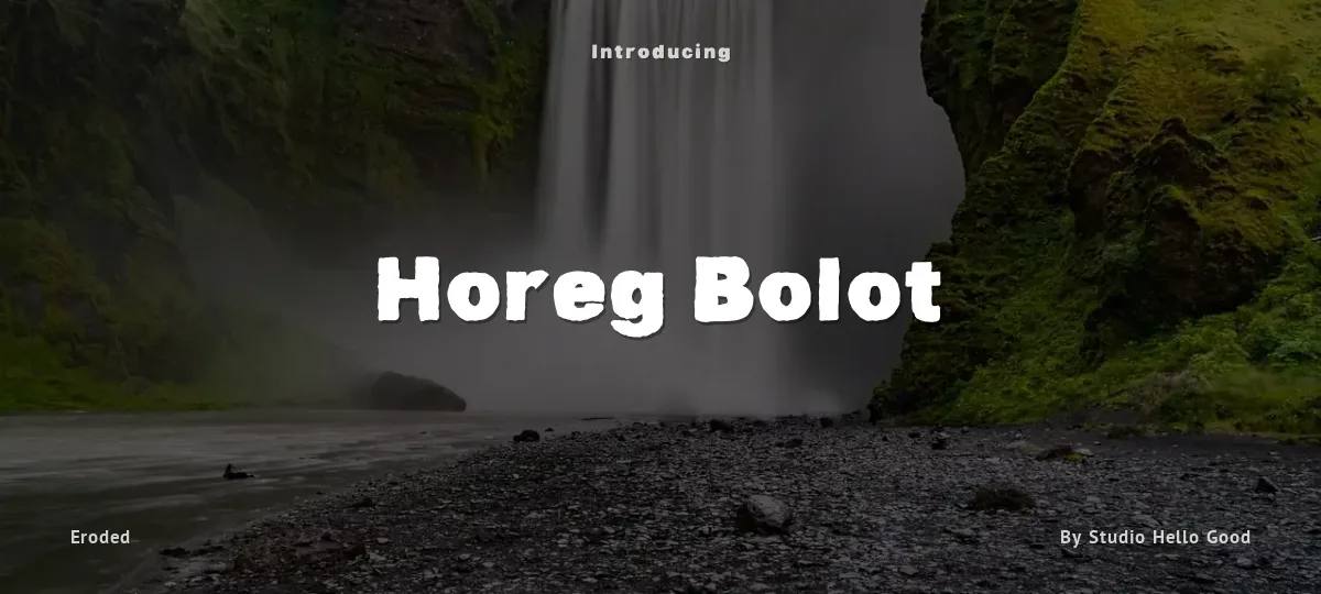 Horeg Bolot font preview