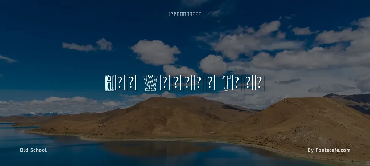 Hot Winner Team font preview