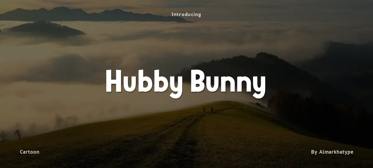 Hubby Bunny font preview