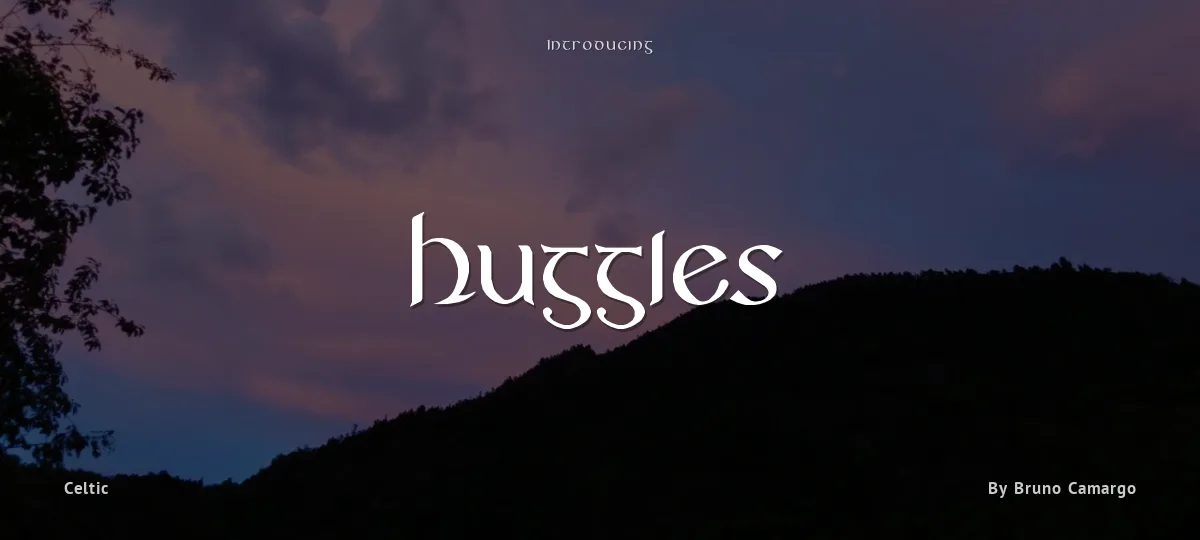 Huggles font preview
