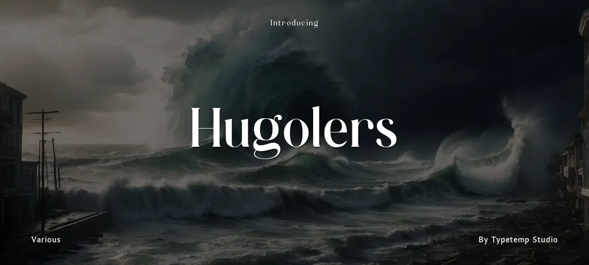 Hugolers font preview