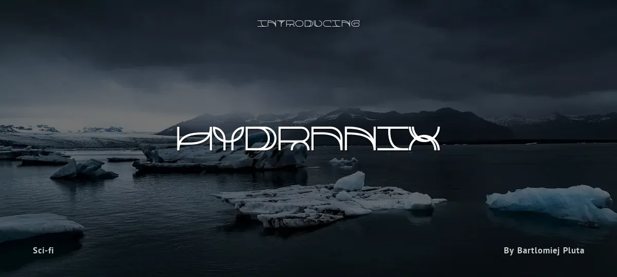 Hydranix font preview