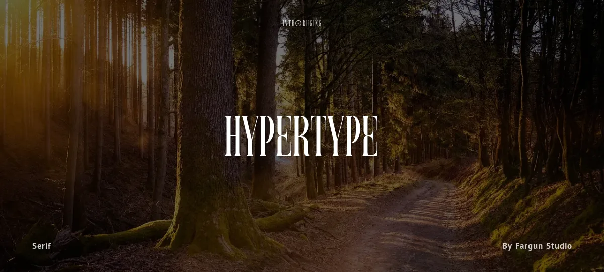Hypertype font preview