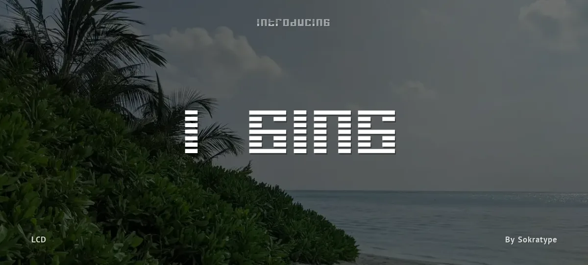 I Ging font preview