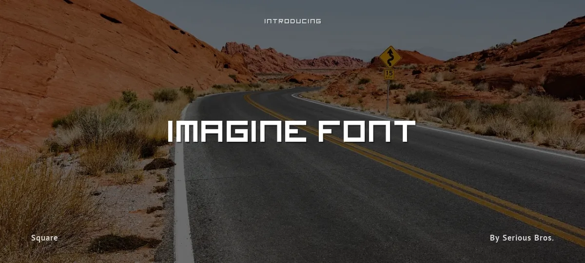 Imagine Font font preview