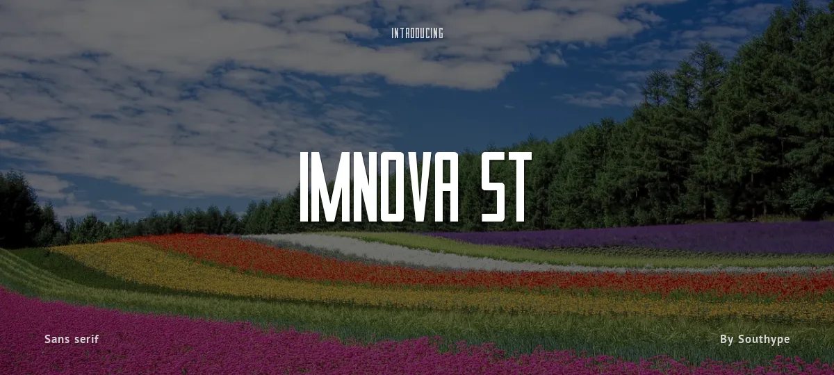 Imnova ST font preview