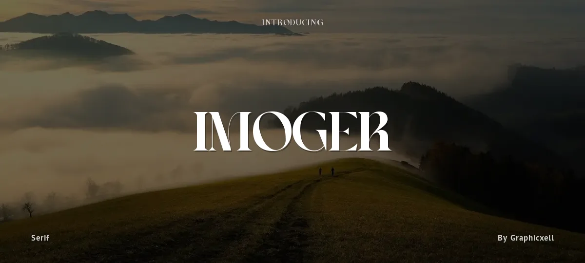 Imoger font preview