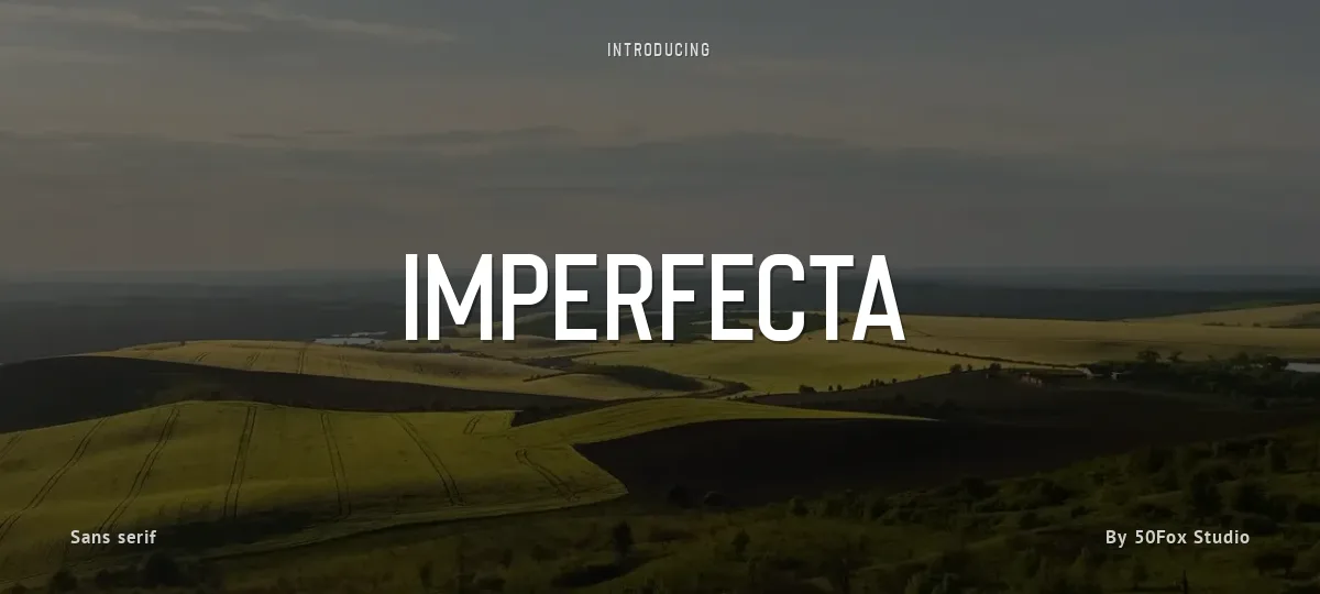 Imperfecta font preview