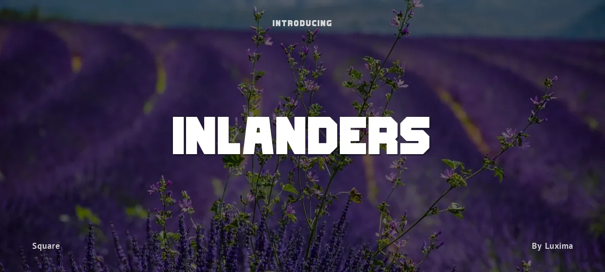 Inlanders font preview