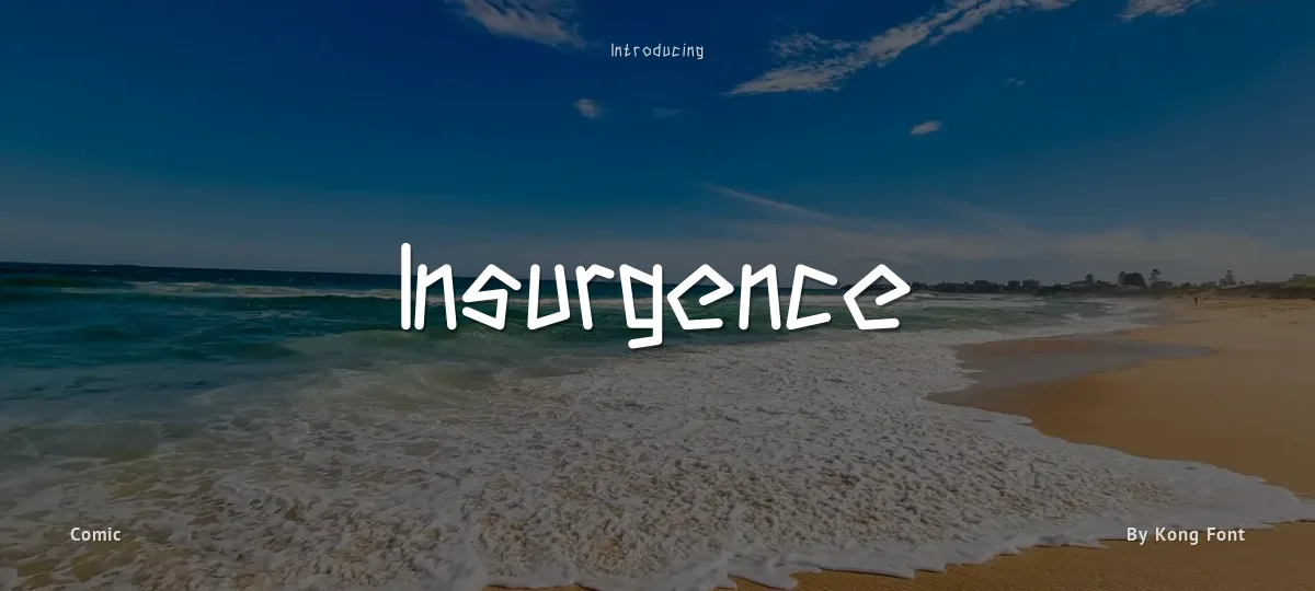 Insurgence font preview