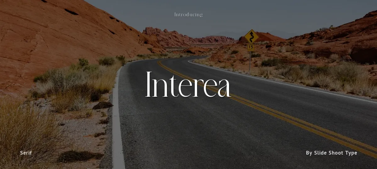 Interea font preview