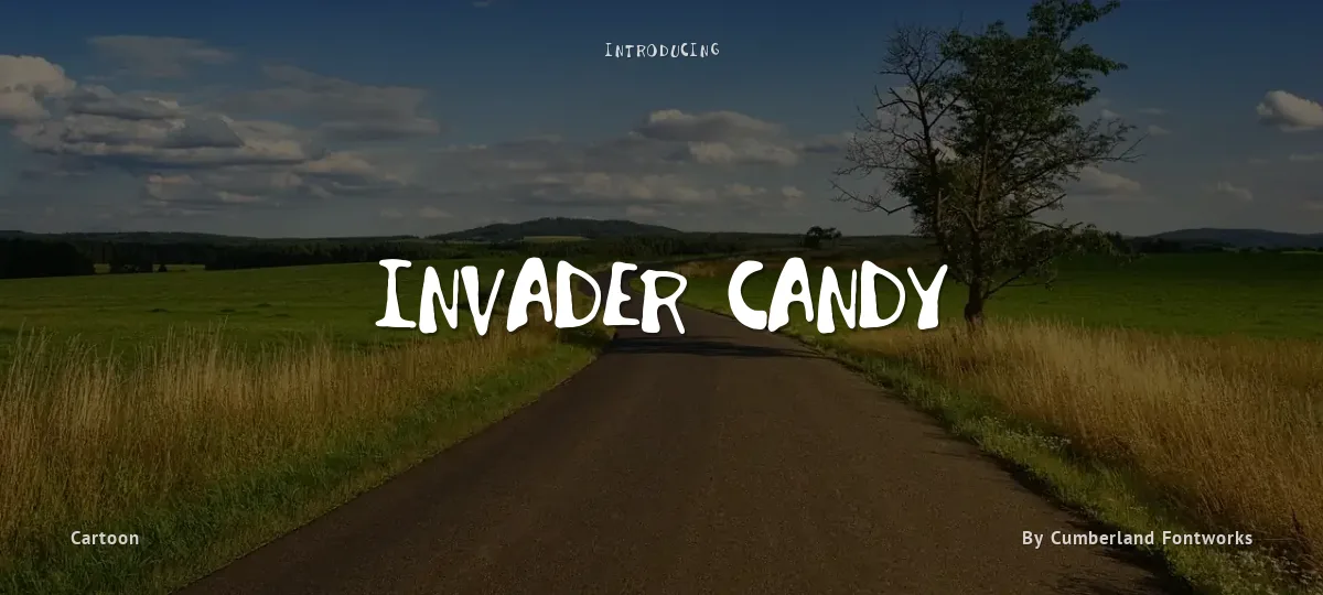Invader Candy font preview