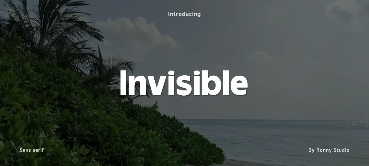 Invisible font preview