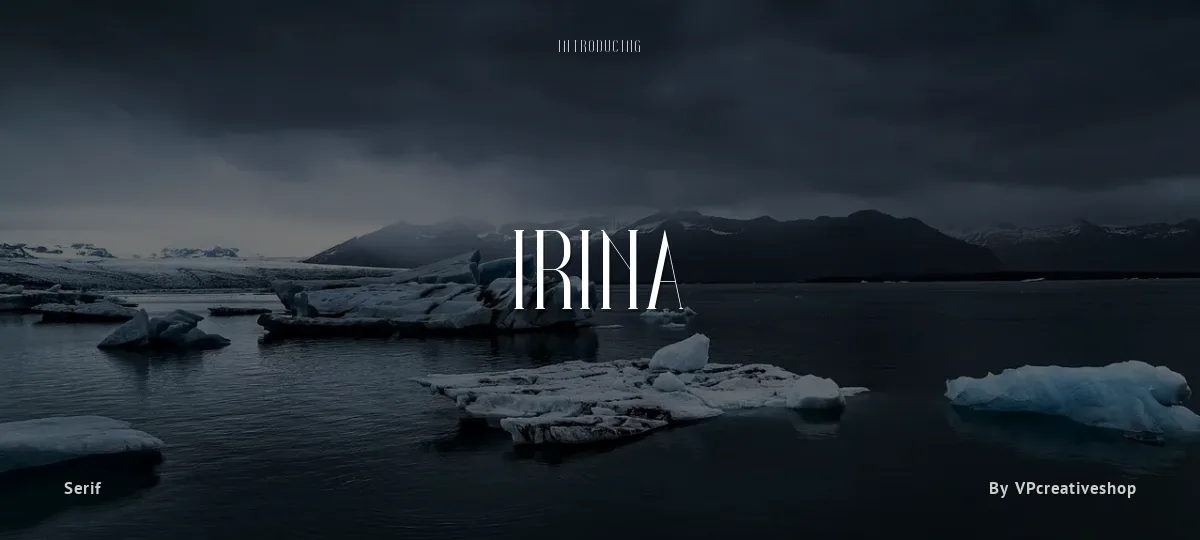 Irina font preview