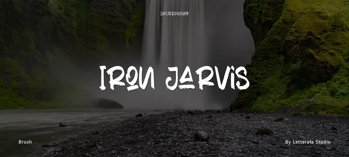 Iron Jarvis font preview