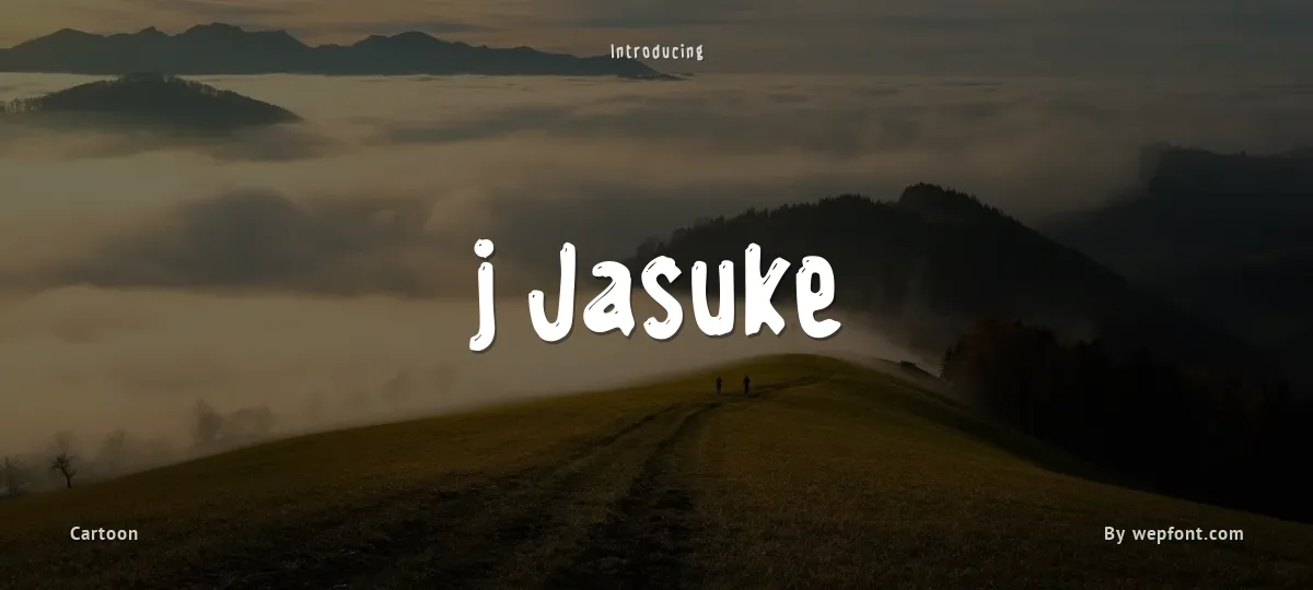 j Jasuke font preview