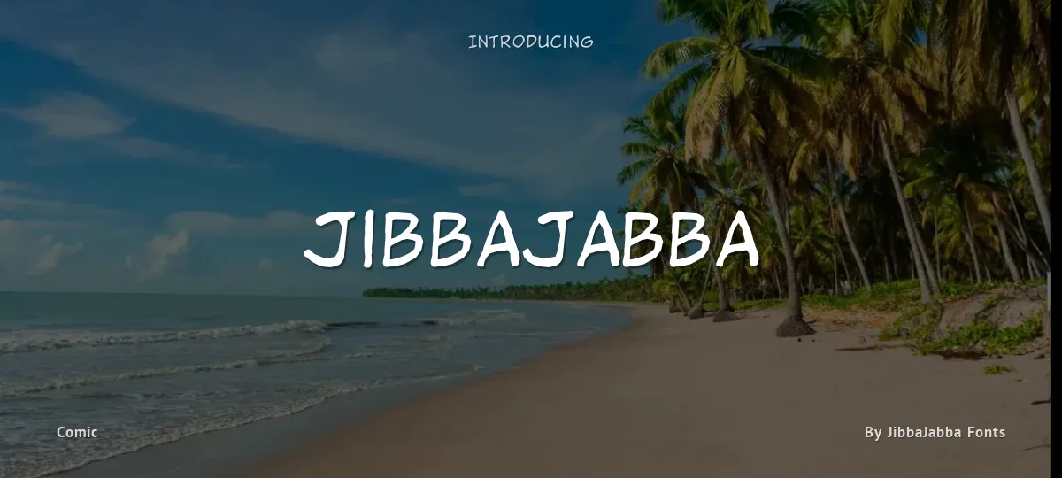 Jibbajabba font preview