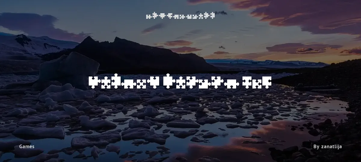 Jigsaw Pieces TFB font preview