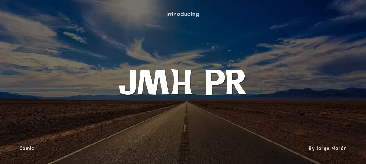 JMH PR font preview