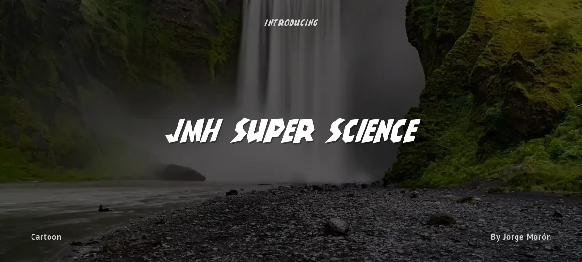 JMH Super Science font preview