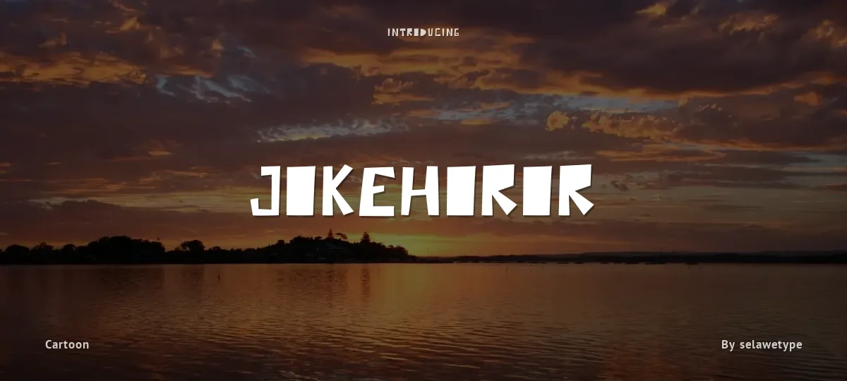 Jokehoror font preview