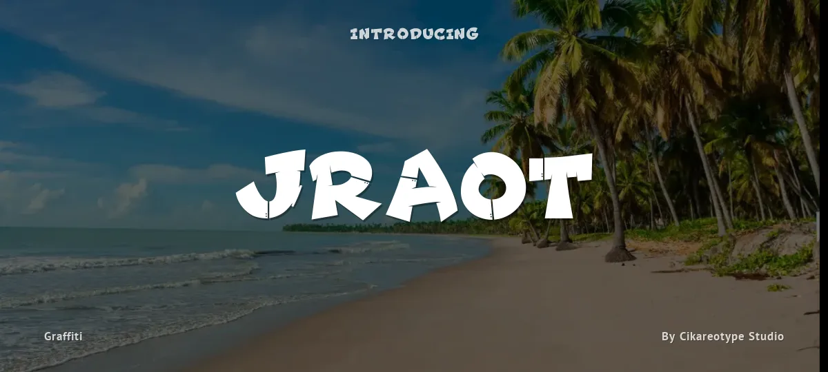 Jraot font preview