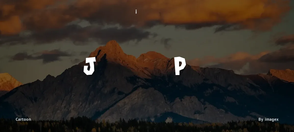 Jump and Play font preview