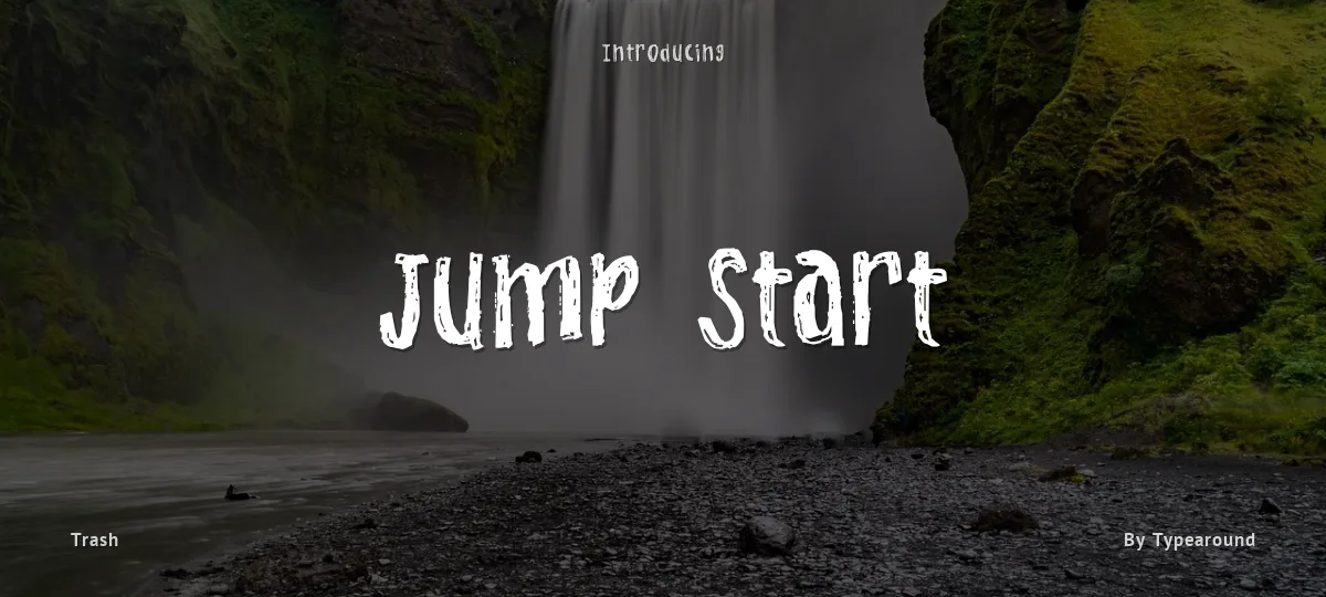 Jump Start font preview