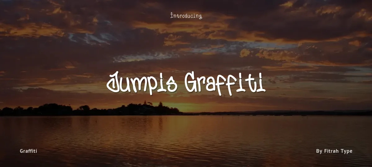 Jumpis Graffiti font preview