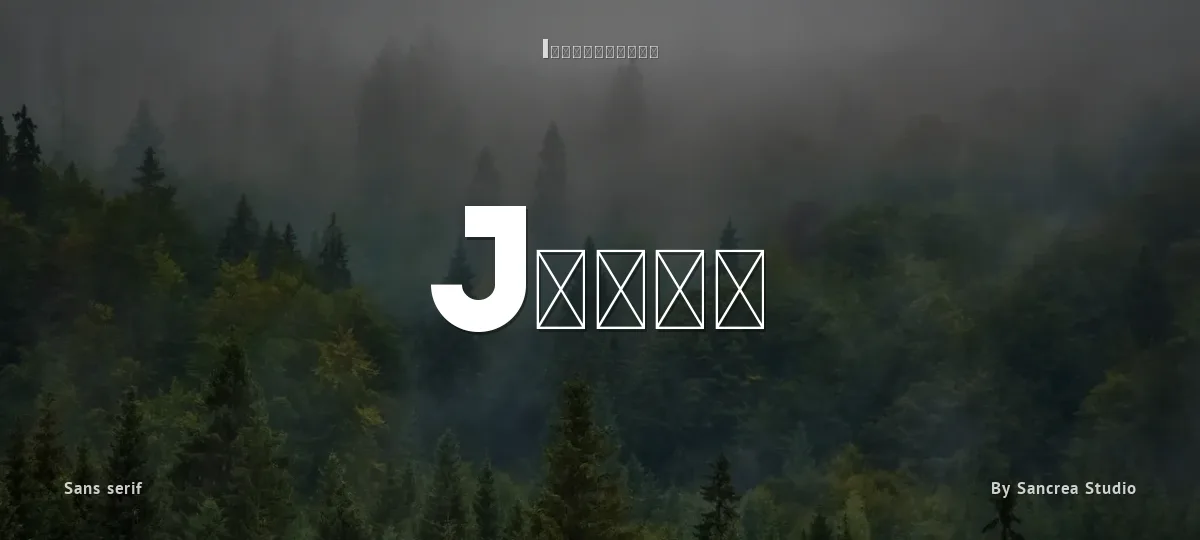 Junar font preview