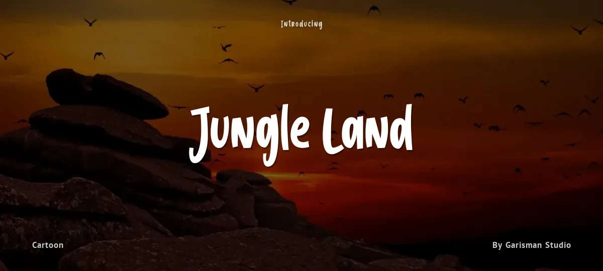 Jungle Land font preview