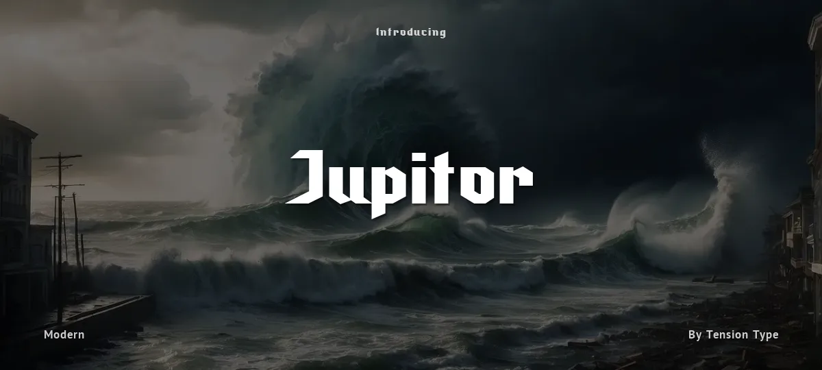 Jupitor font preview