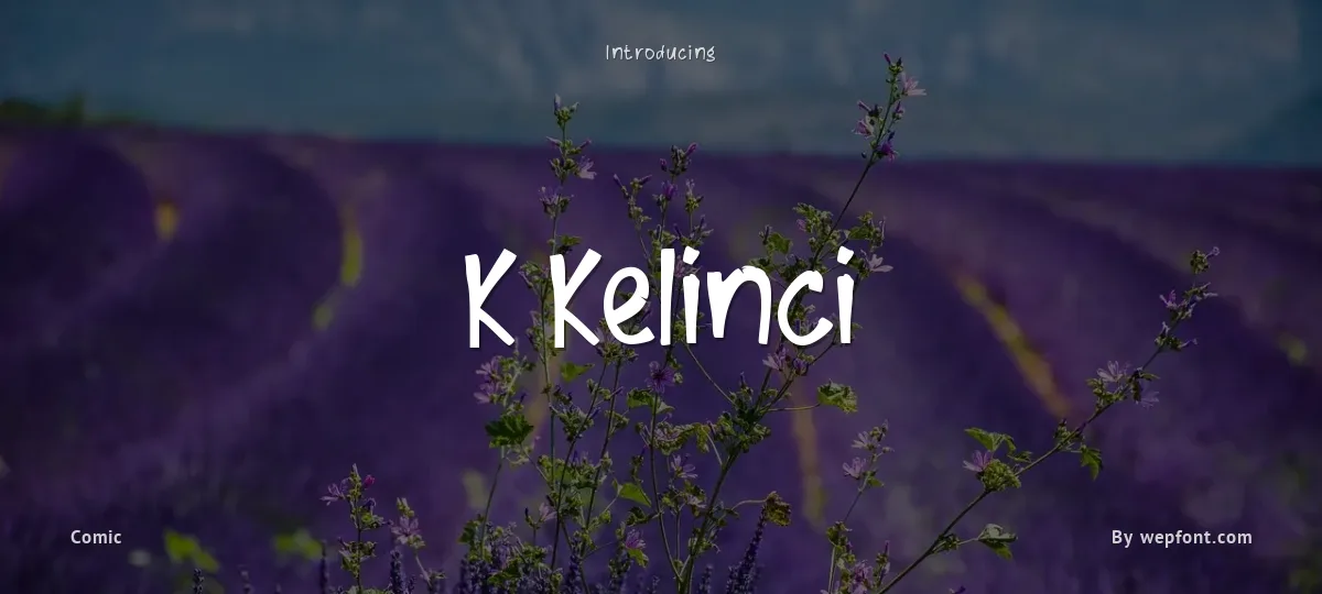 K Kelinci font preview